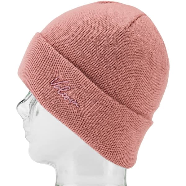 Bonnet Bandeau snowboard VOLCOM V.CO FAVE BEANIE EARTH PINK