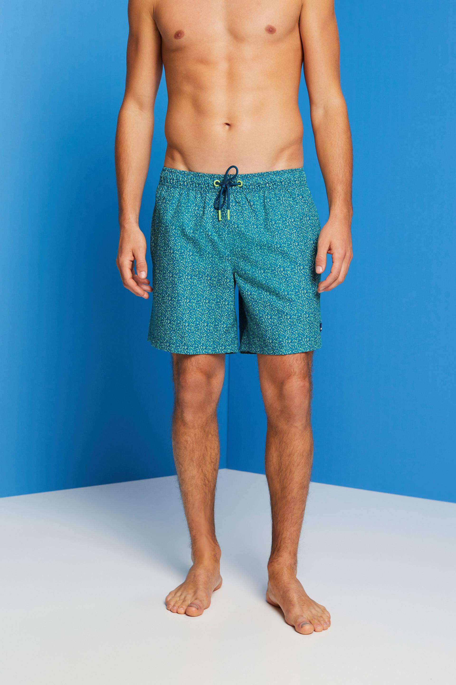 Short de bain à motif all-over