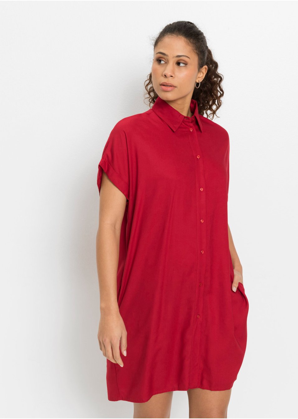 Robe-chemise en viscose