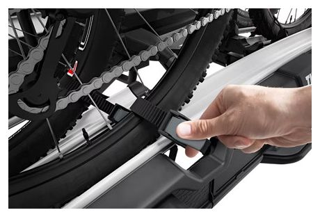 Porte-Vélo sur Boule d'Attelage Thule VeloSpace XT 3 939000 - 3 Vélos Noir Aluminium