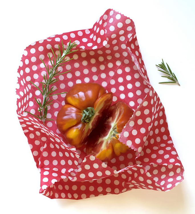 Set 3 Feuilles d Emballage Alimentaire Cire d Abeille Pebbly