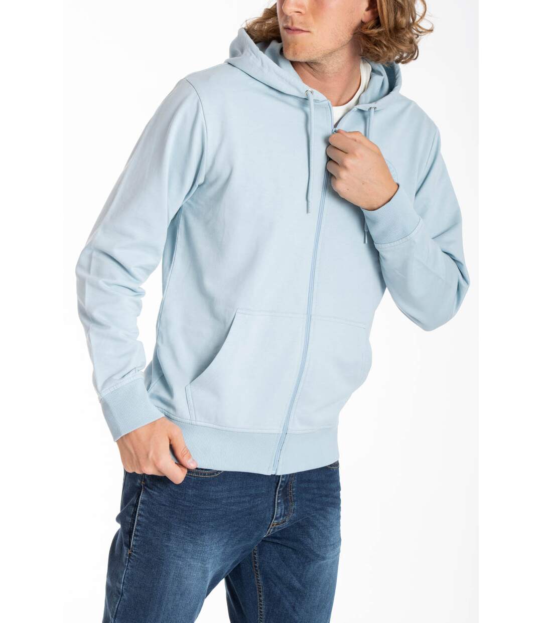 Sweat à capuche zippé MEDERIP VERT