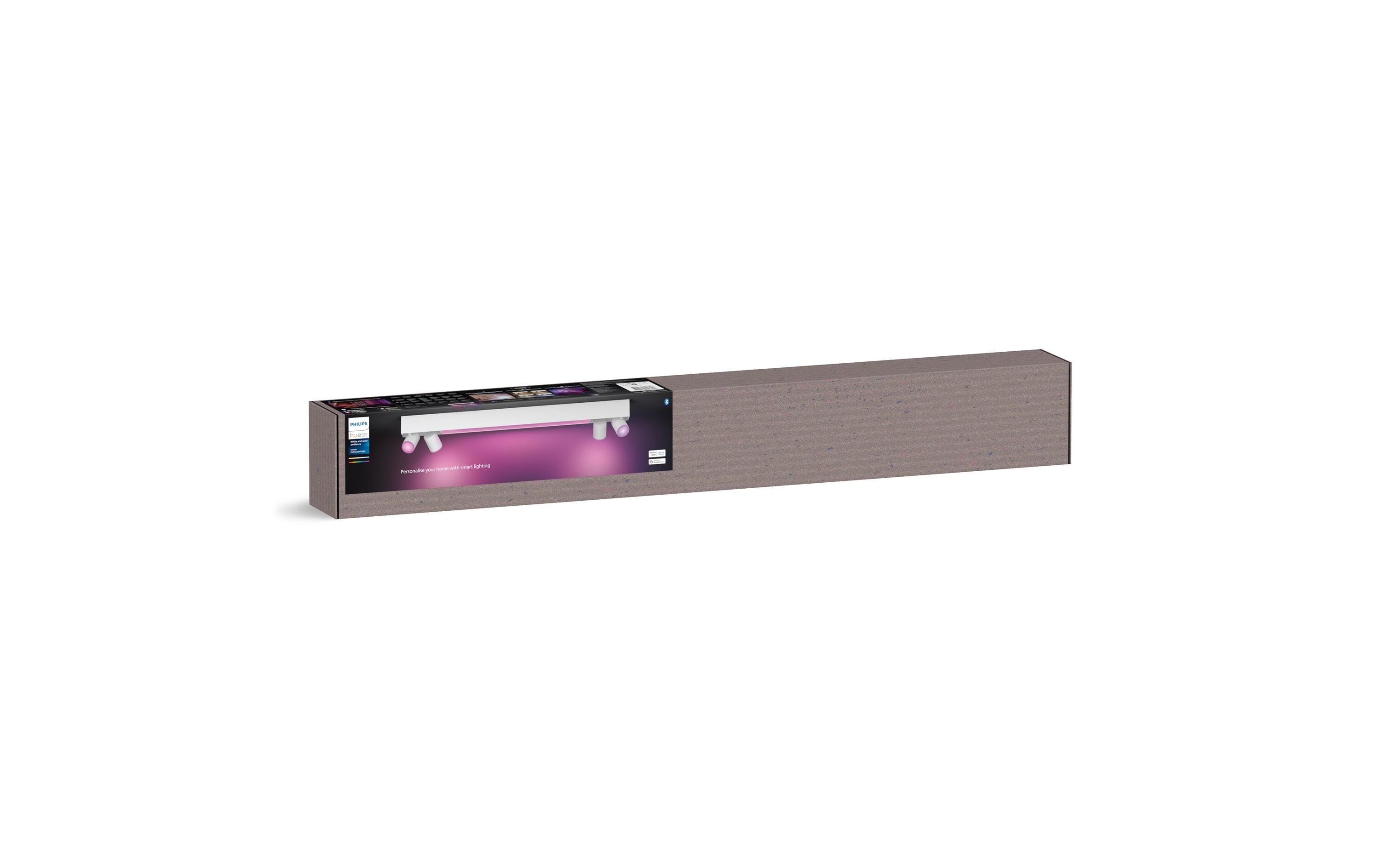 White & Color Ambiance Centris 4-Deckenspot Weiss<br>Smarte Beleuchtung für jeden Raum