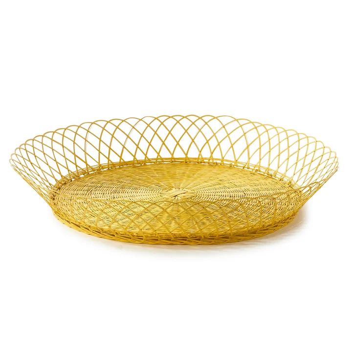Pols Potten - Bakkie Korb XXXL, rund Ø 102 cm, gelb