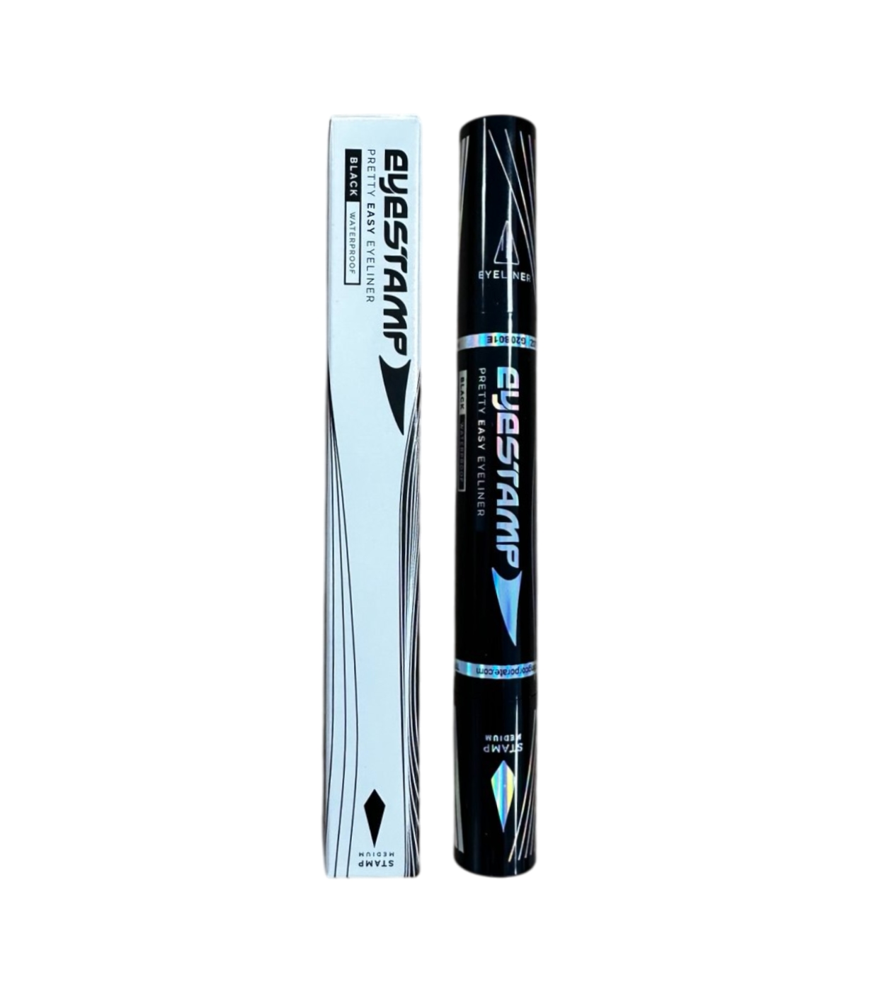 Trending Pro - Delineador + Carimbo Pretty Easy Black Waterproof - Medium