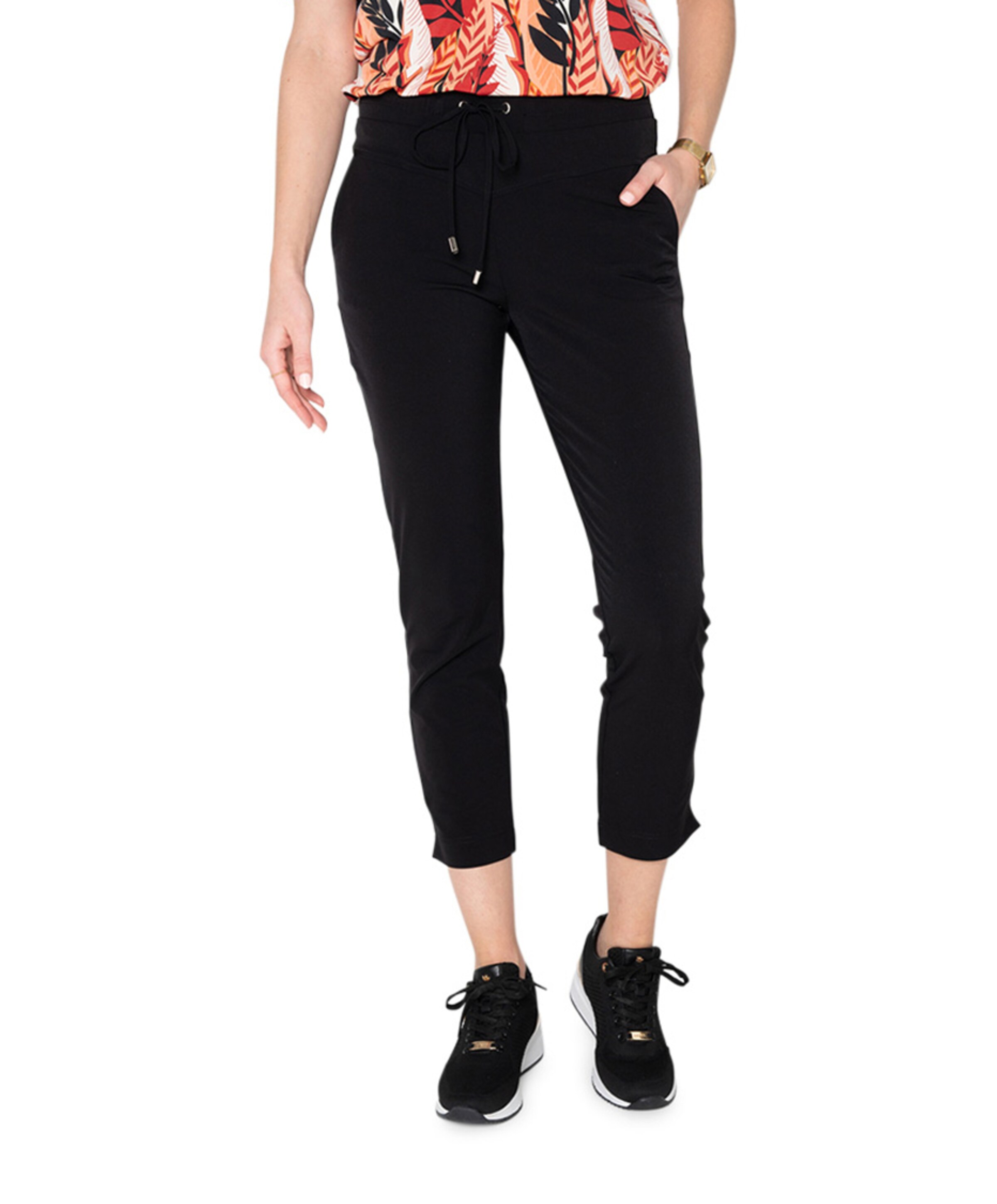 &Co Woman PAGE 7/8 TRAVEL dames broek zwart