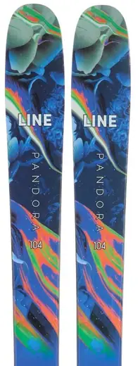 Line Pandora 104 Freeride Ski - All Mountain Ski Alpinski