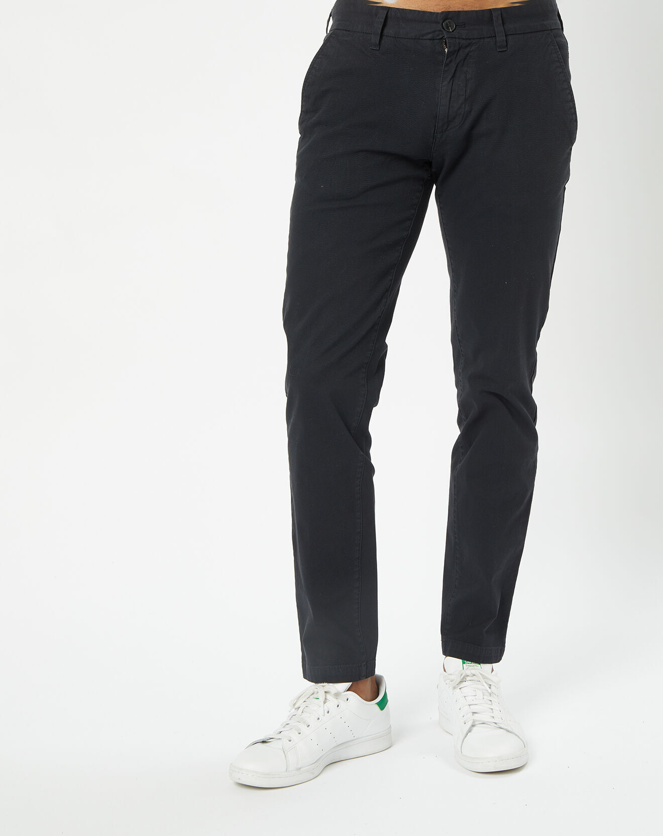 Marc O'Polo Pantalon Stig Tapered twill noir