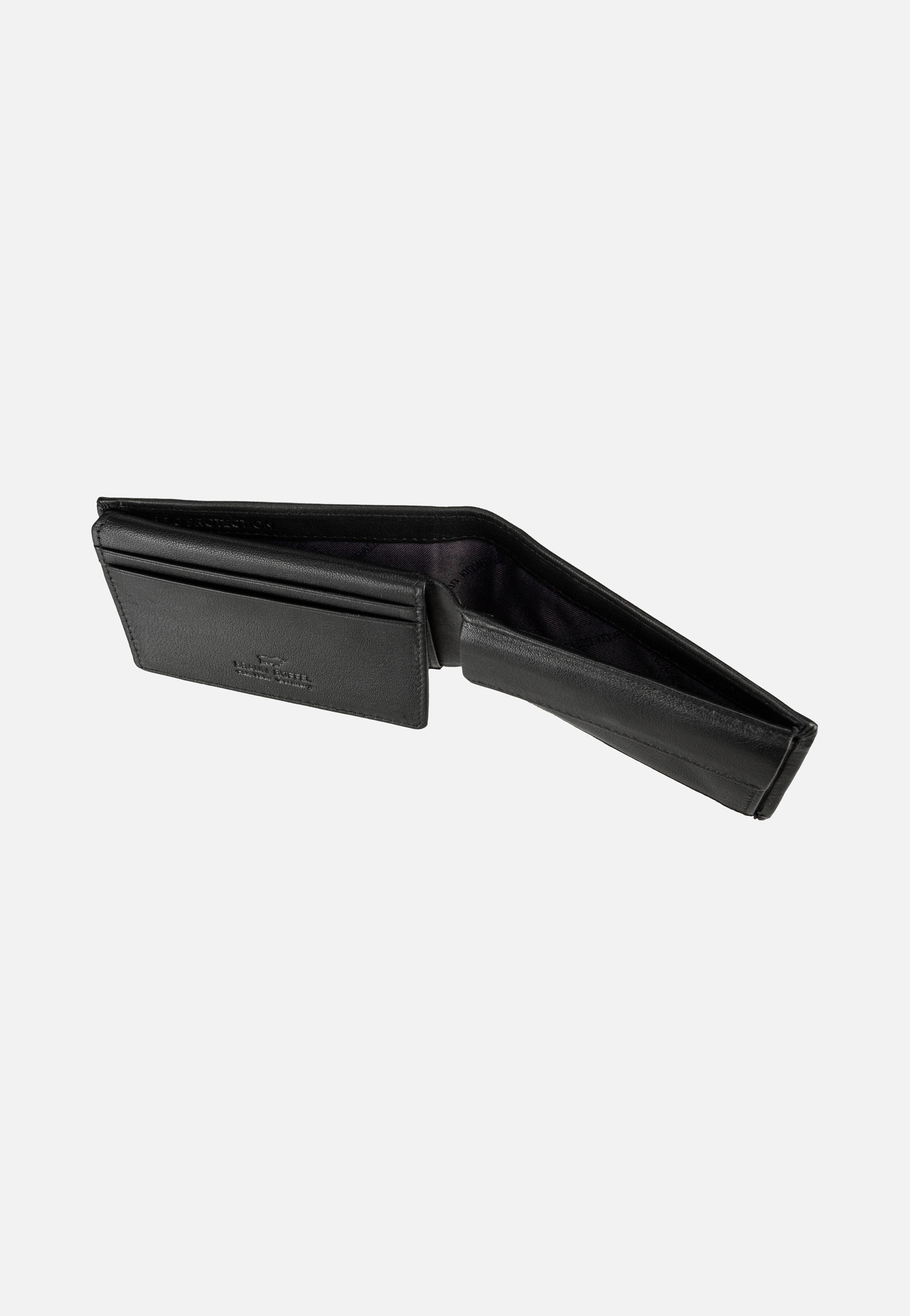 Hannes Coin Wallet S 4Cs Schwarz - Portemonnaie