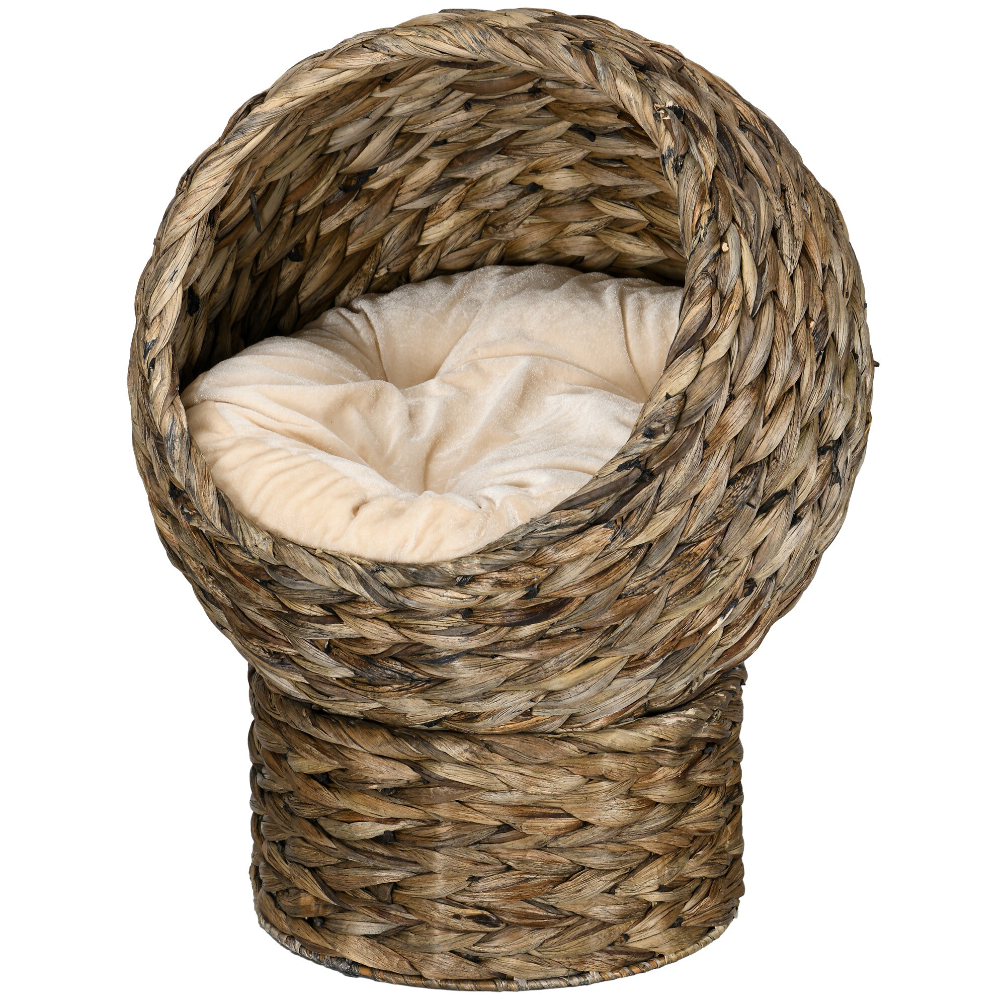 PawHut Katzenkorb mit Kissen 42 x 33 x 52 cm (LxBxH)