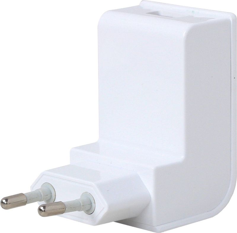 USB Thuislader - Haaks - Wit - 2,1A