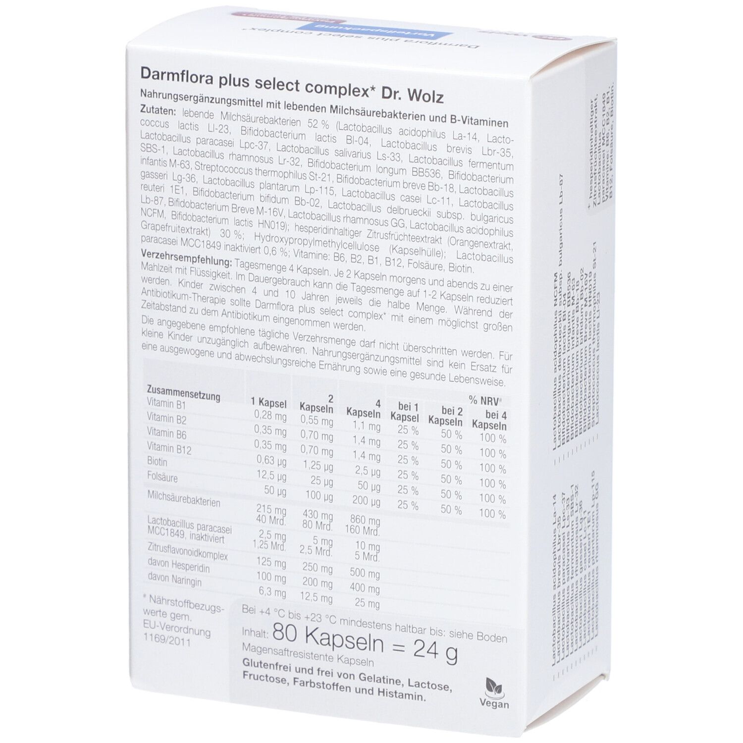 Dr. Wolz Darmflora select complex*