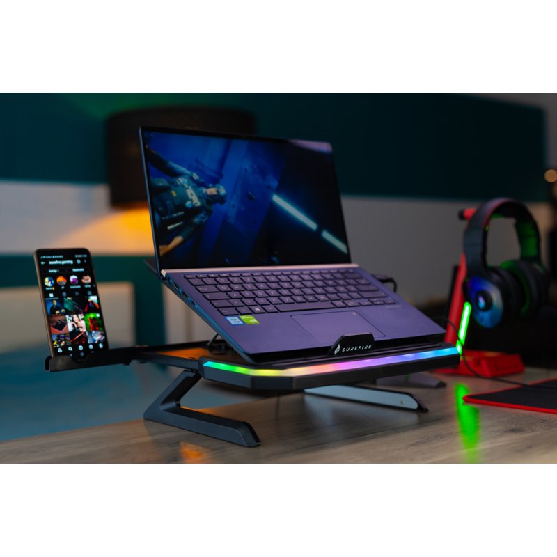 SureFire PORTUS X1 Supports de Laptop Noir 43,9 cm (17.3