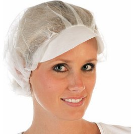 HYGOSTAR Charlotte de protection LIGHT avec visière, blanc