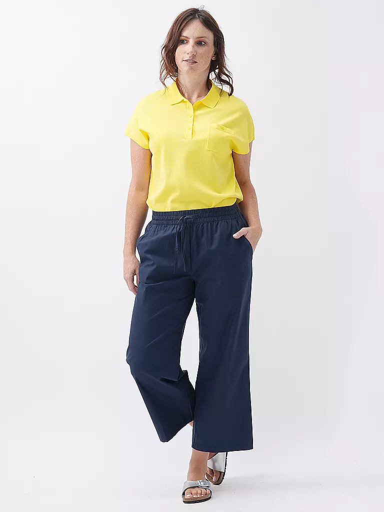 COMMA Poloshirt gelb