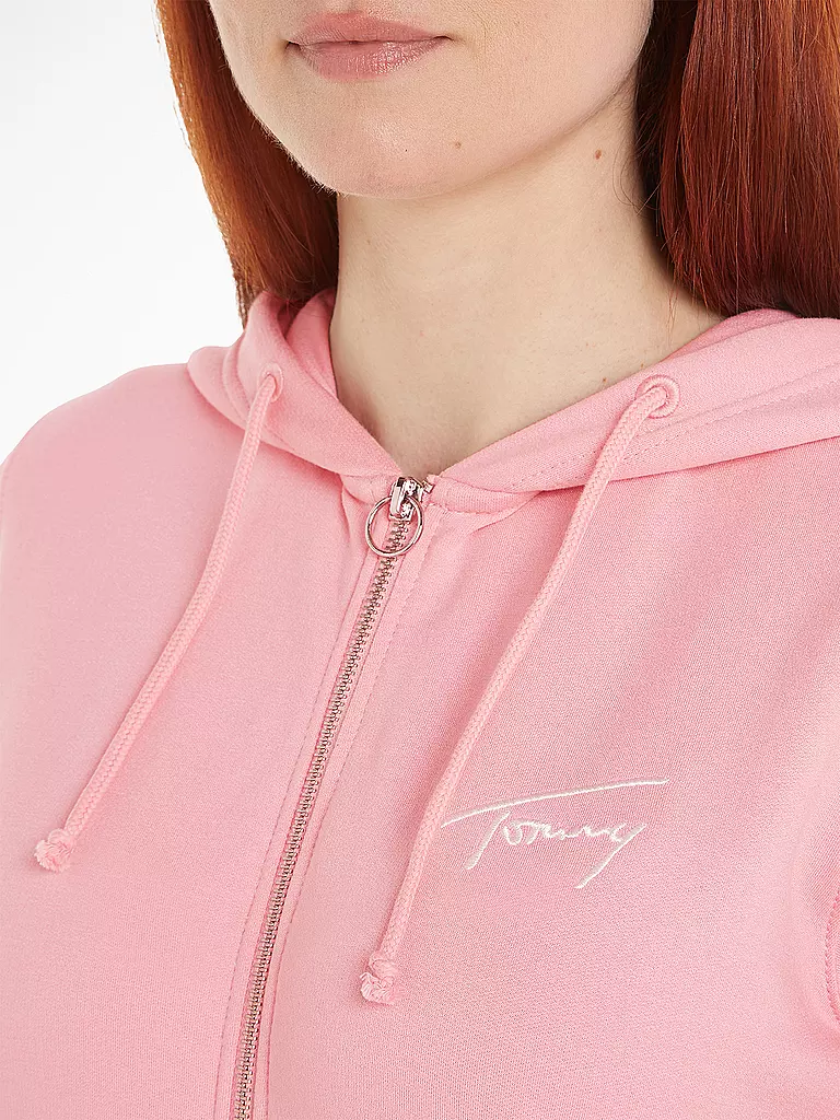 TOMMY JEANS Sweatjacke rosa