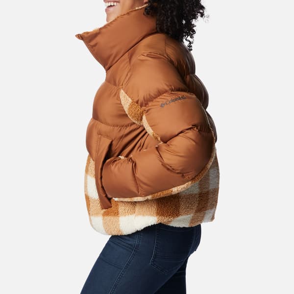 Veste COLUMBIA LEADBETTER POINT SHERPA W CAMEL BROWN/CAMEL BROWN CHECK