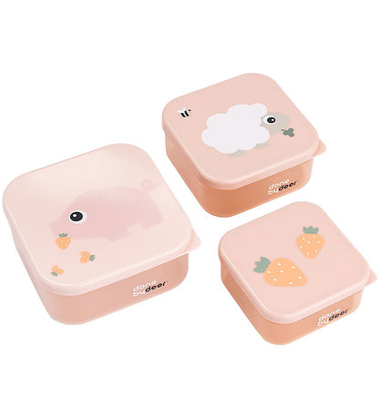 Done by Deer Snackboxen - Tiny Farm - 3er-Pack - Powder