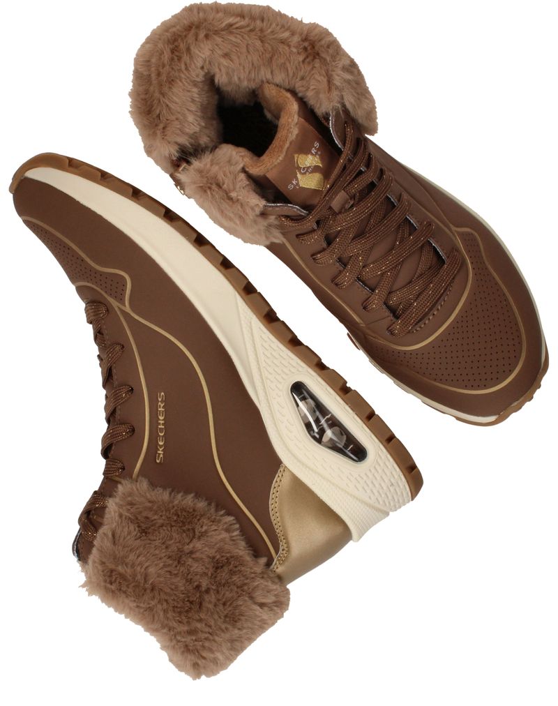 Skechers Uno Rugged Fall Shimmer Veterboots Bruin