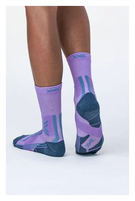 Chaussettes X-Socks Trailrun Perform Crew Violet Bleu Femme