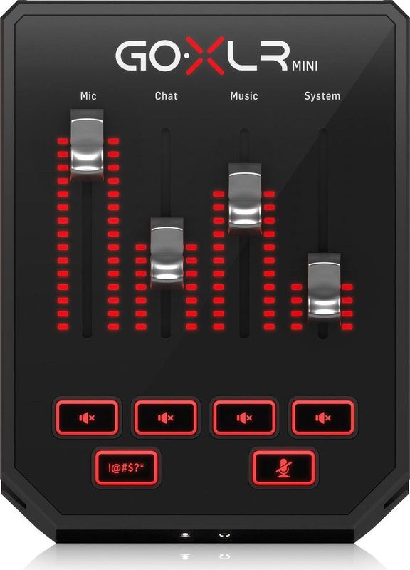 TC Helicon - GoXLR Mini - Audio-interface - Zwart - Professionele 4-kanaals mixer