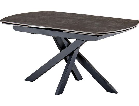 CONCEPT1 - Table Furiani 160/240 x 90 x 74,5 cm gris anthracite