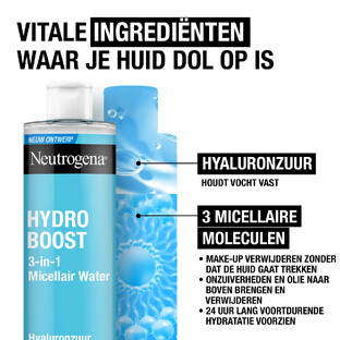Neutrogena Hydro Boost 3-in-1 Micellair Water - met hyaluronzuur 400ML