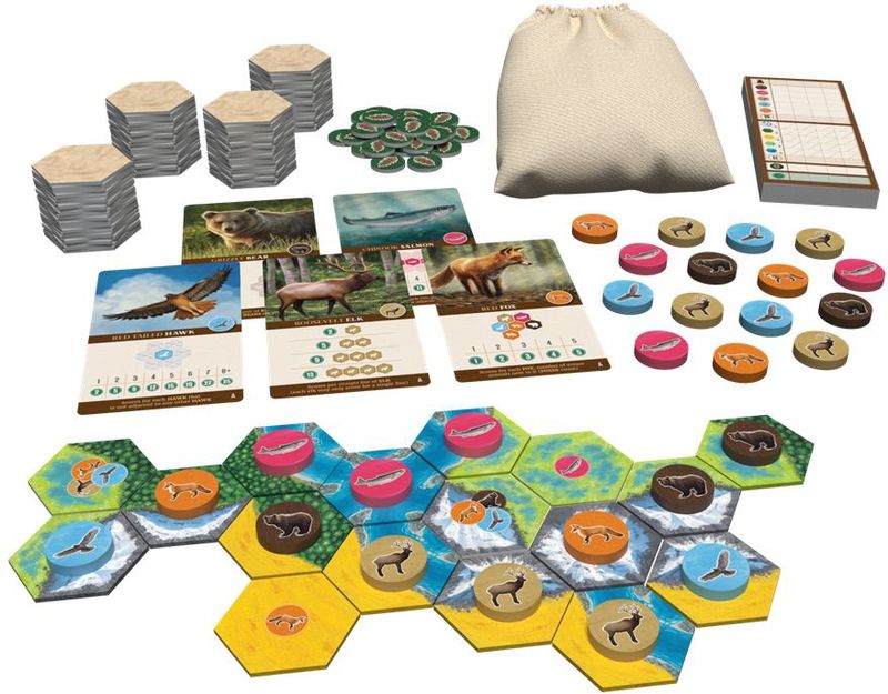 Cascadia - Familiespel - Bordspel - Engelstalig