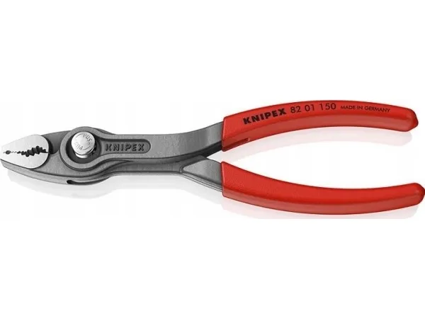 KNIPEX TwinGrip frontgribetang rød længde 150 mm (82 01 150)