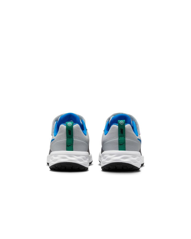 Chaussures Nike Revolution 6 Gris & Bleu Royal pour enfant