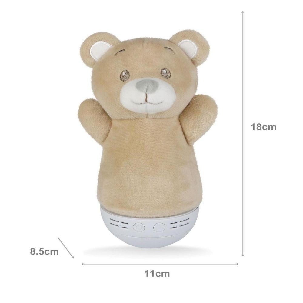 LED oplaadbare tafellamp Dolly in bruin en grijs 3W 20lm