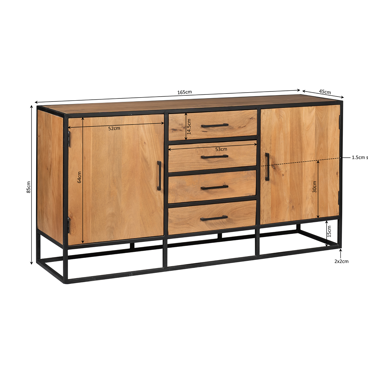 Dressoir Maas Maat 165