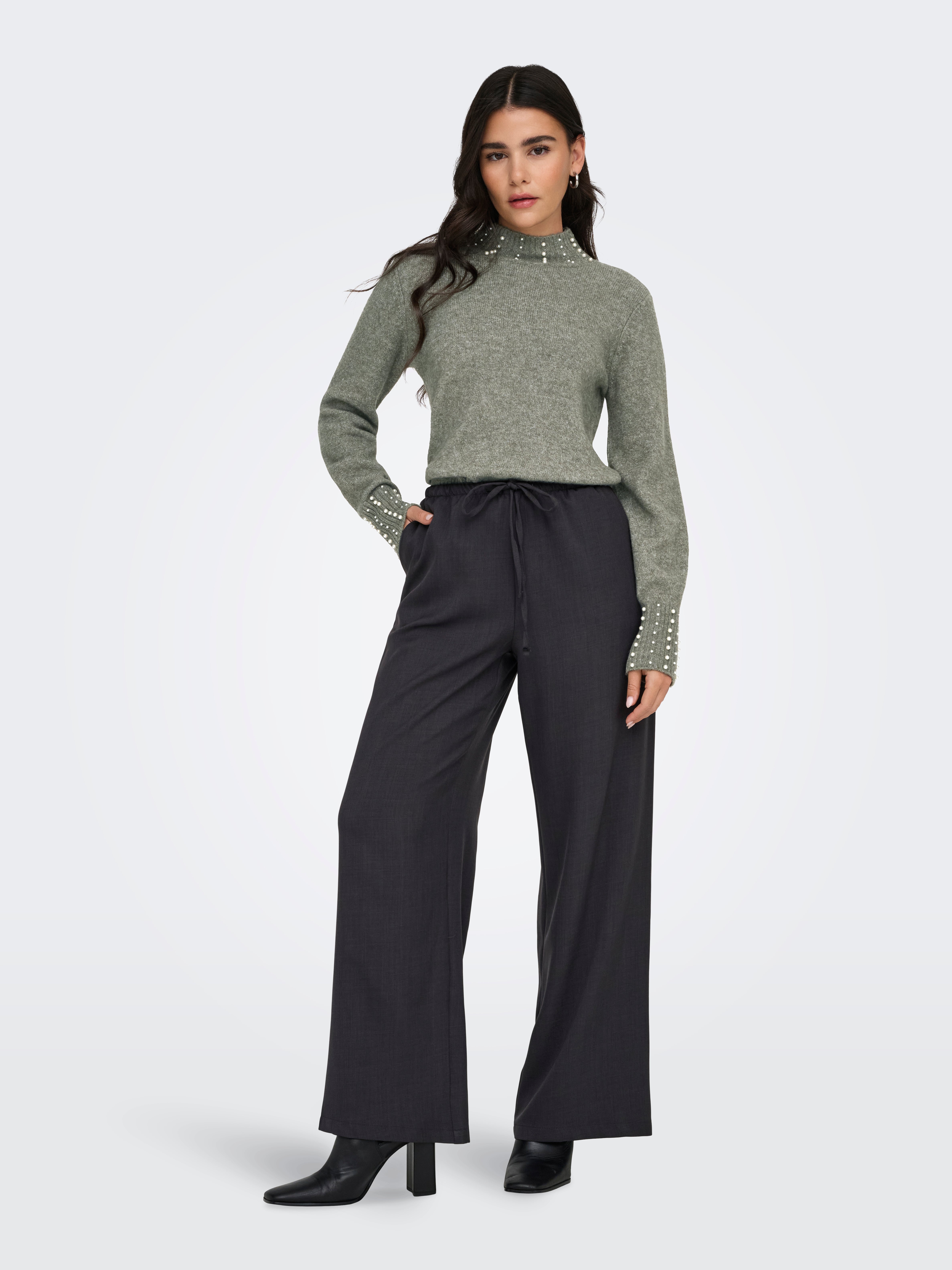 JDYRUE Strickpullover Castor Gray