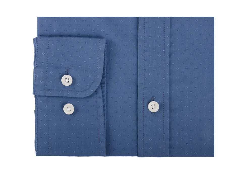 Chemise à motifs Denim clair - LAMBERTIN