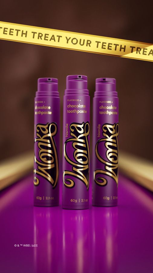 Hismile Wonka Chocolate Toothpaste