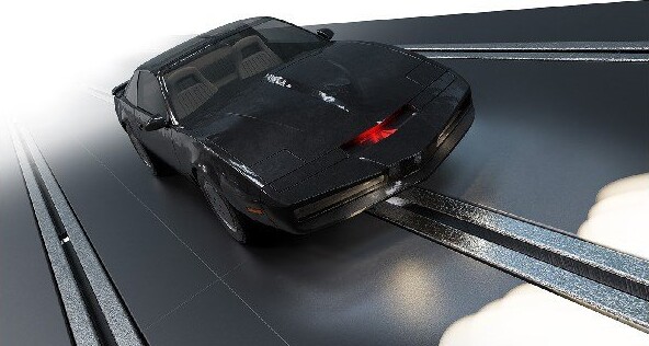 Scalextric - Knight Rider Bil - Kitt - C4226