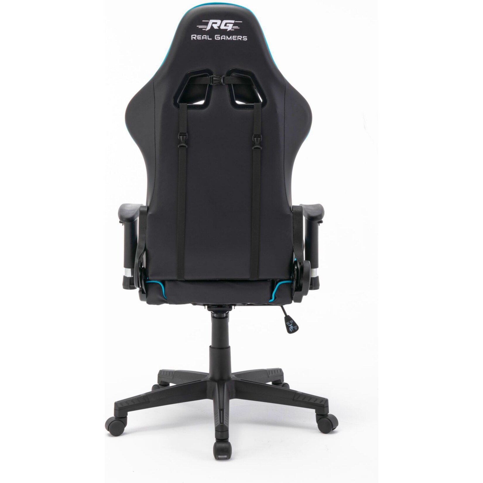 Gaming Computerstuhl Real Gamers Pro schwarz blau Drehstuhl Gamer Büro Stuhl