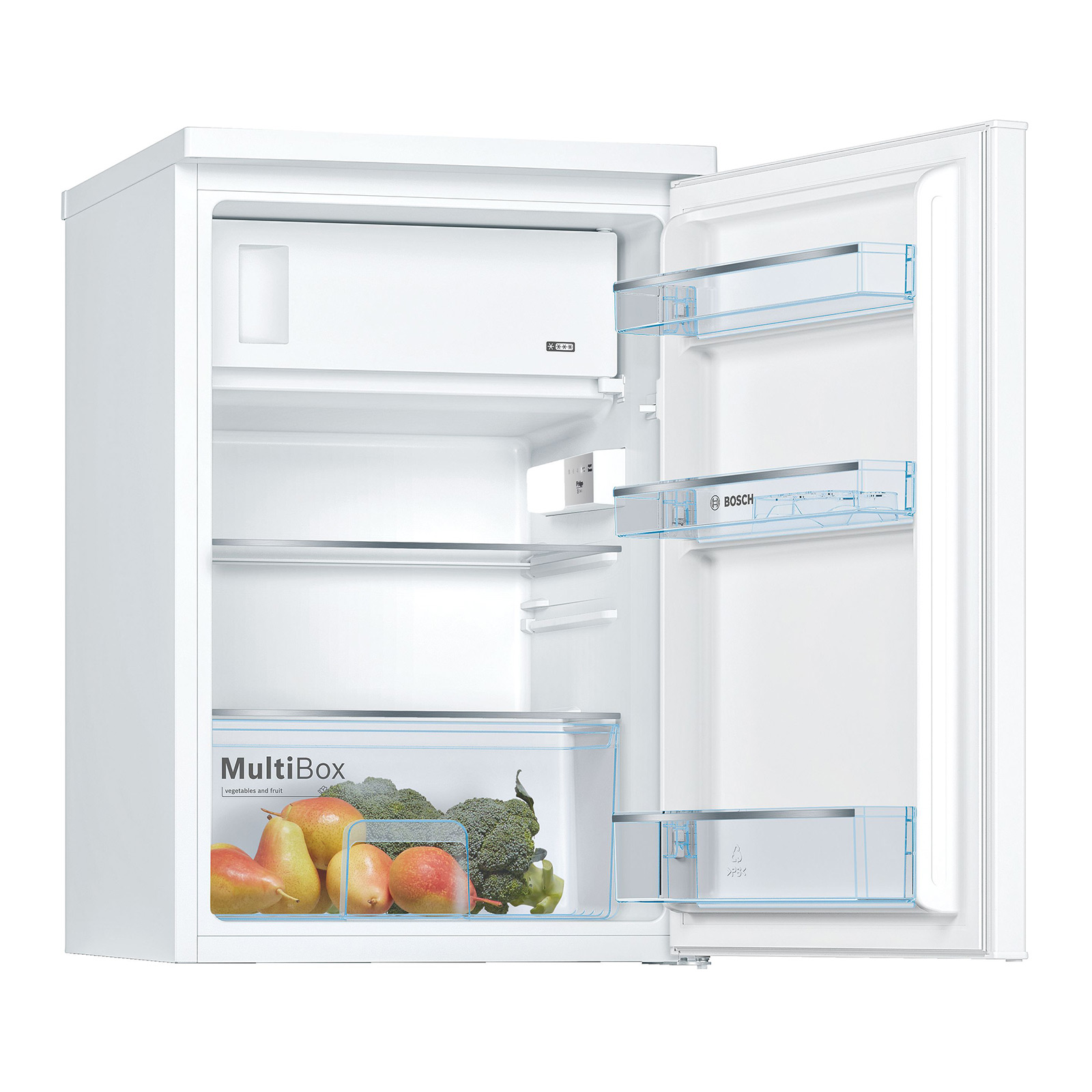 BOSCH Tisch-Kühlschrank KTL15NWEA - weiß - mit Gefrierfach - E