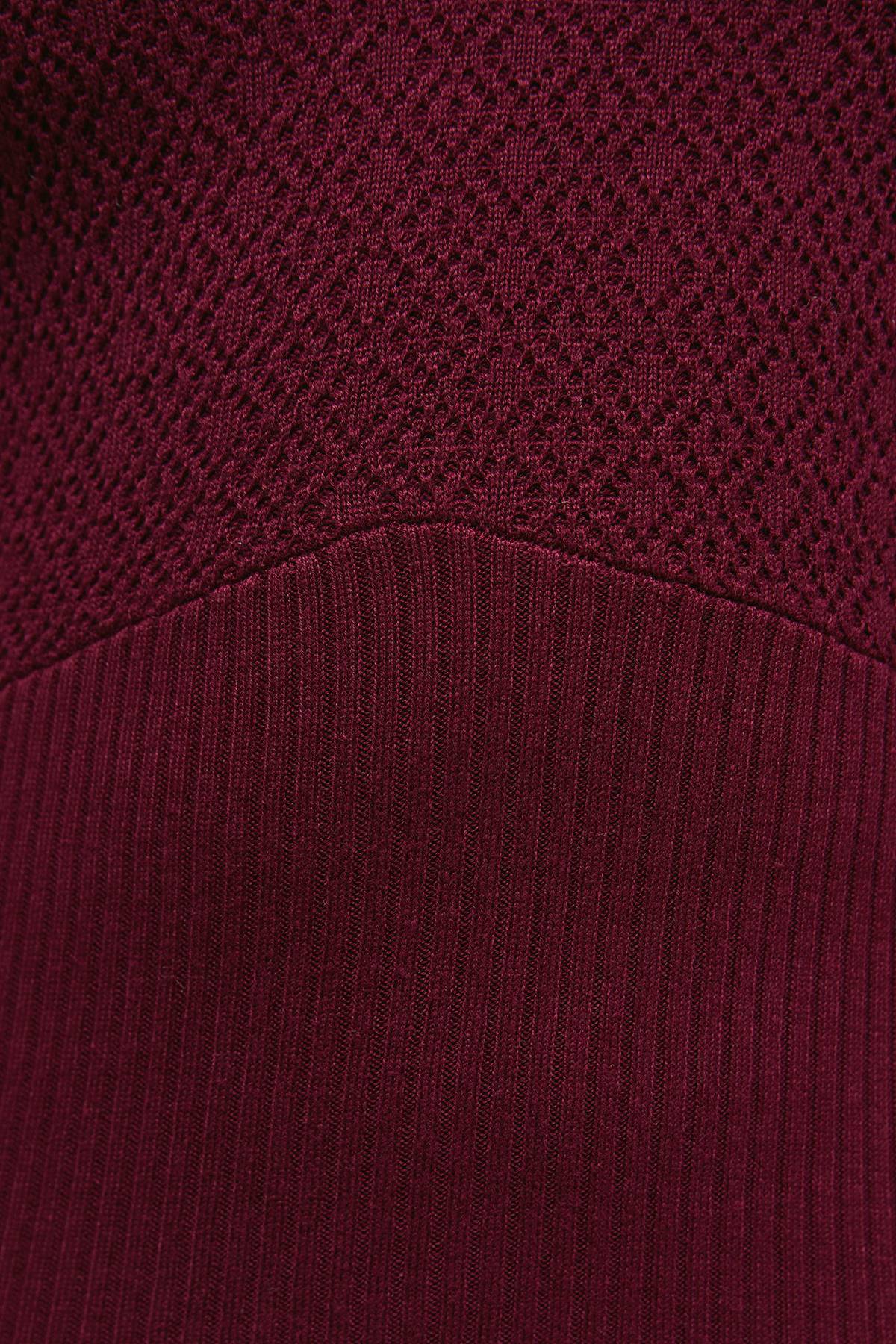 Oasis Robe Midi Tricotée à Encolure Festonnée