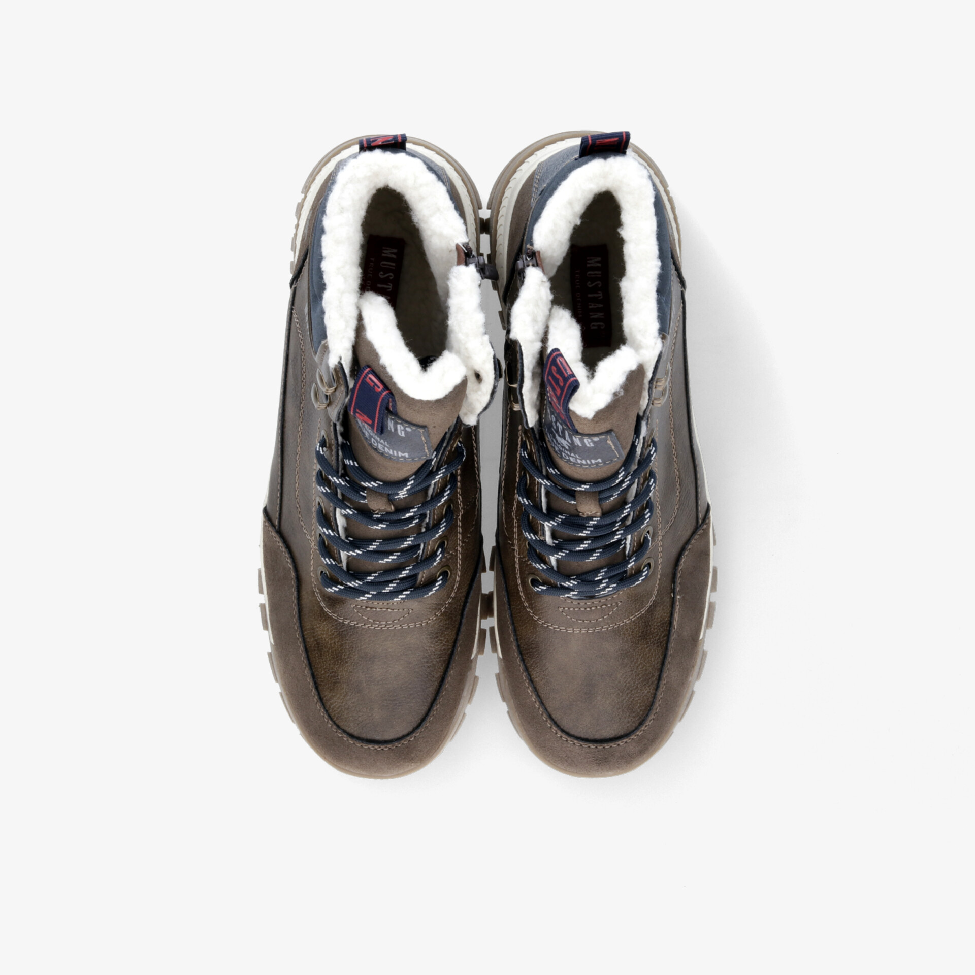 MUSTANG Herren Schnürboots braun
