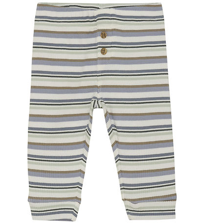 Minymo Hosen - Rib - Blue Nebel