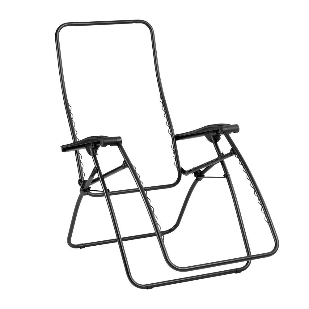 Relaxliege Gestell Rsx Stahl Schwarz Noir
