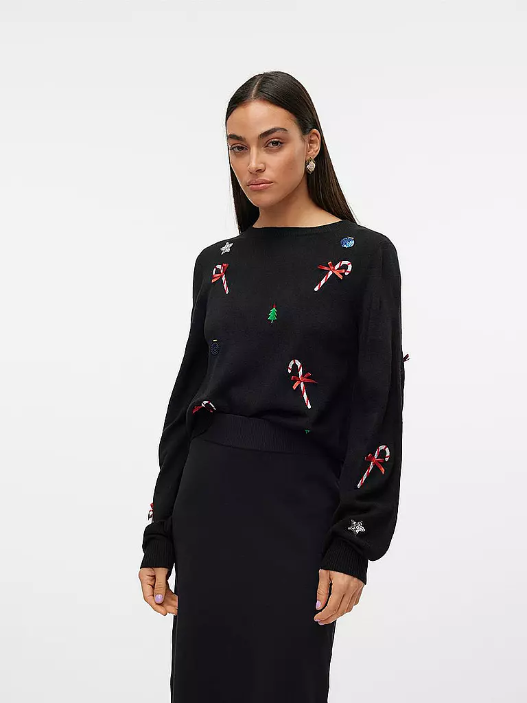 VERO MODA Pullover VMNEWJOLLY schwarz
