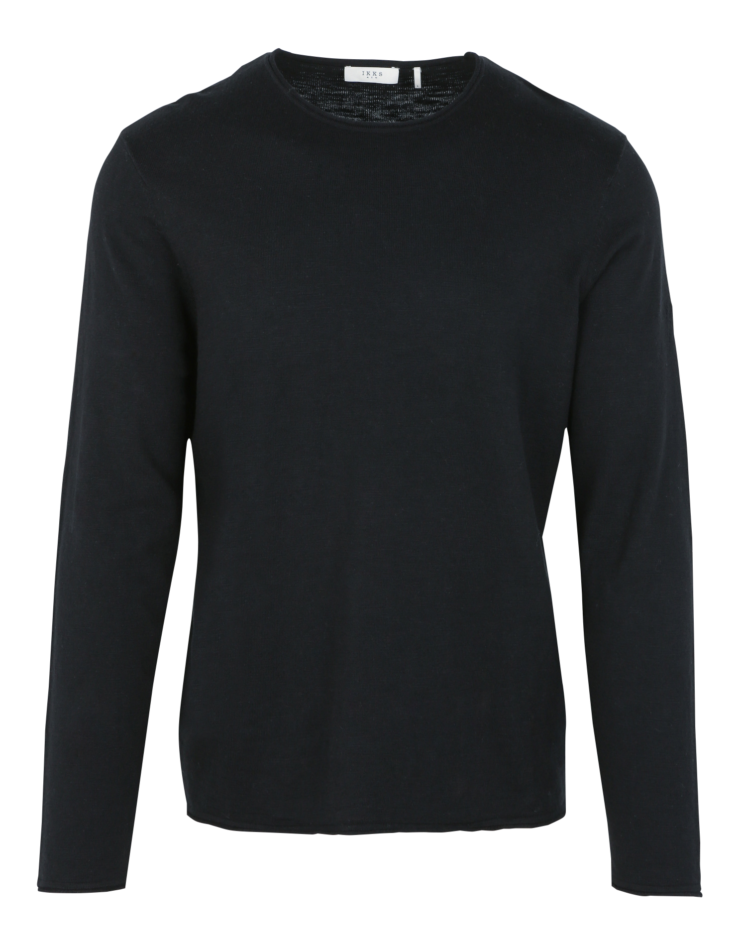 Pull col bateau en coton | Noir