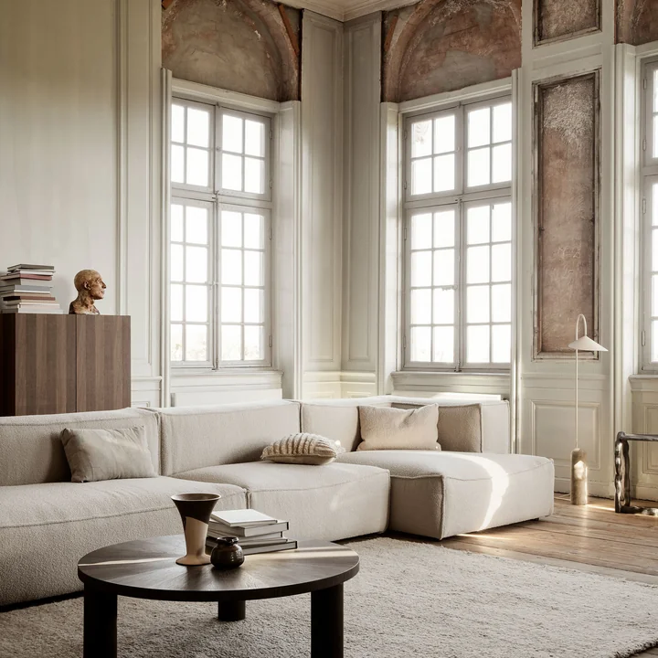 Ferm Living - Catena Modular 2-Sitzer, natur (Rich Linen)