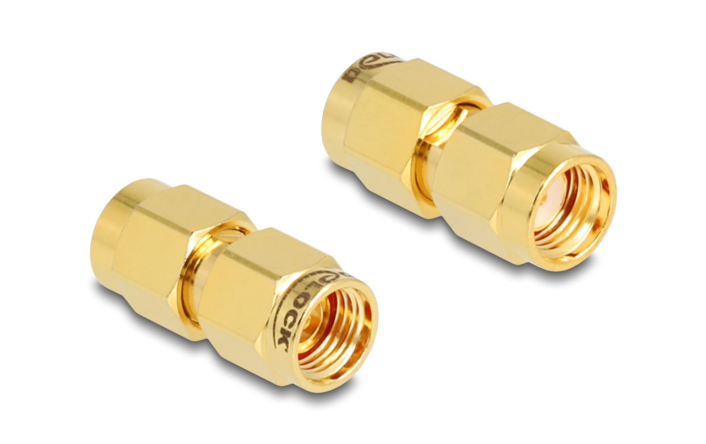 Antennenadapter RP-SMA Stecker (m) - RP-SMA Stecker (m)Delock Adapter RP-SMA Stecker zu RP-SMA Stecker