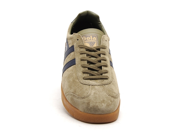 Gola basses homme hurricane suede kaki