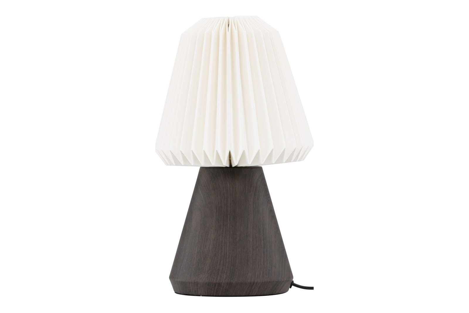 Fjallen bordlampe Sort med hvit skjerm