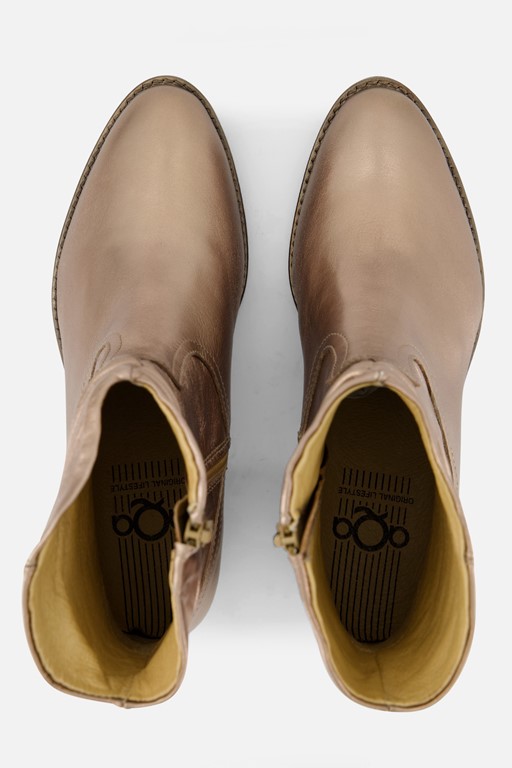 Aqa Cowboylaarzen metallic Leer