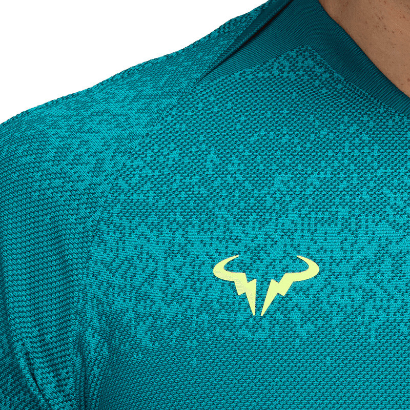 Tee-Shirt de tennis Nike ADV Rafael Nadal vert